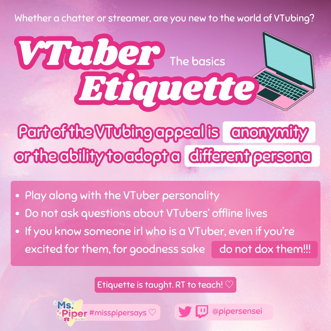 The Basics of VTuber Etiquette