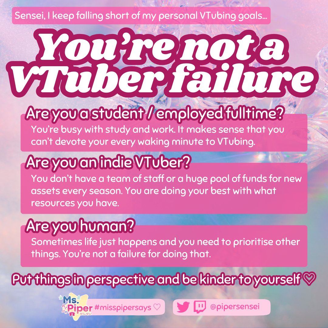 You're Not a VTuber Failure